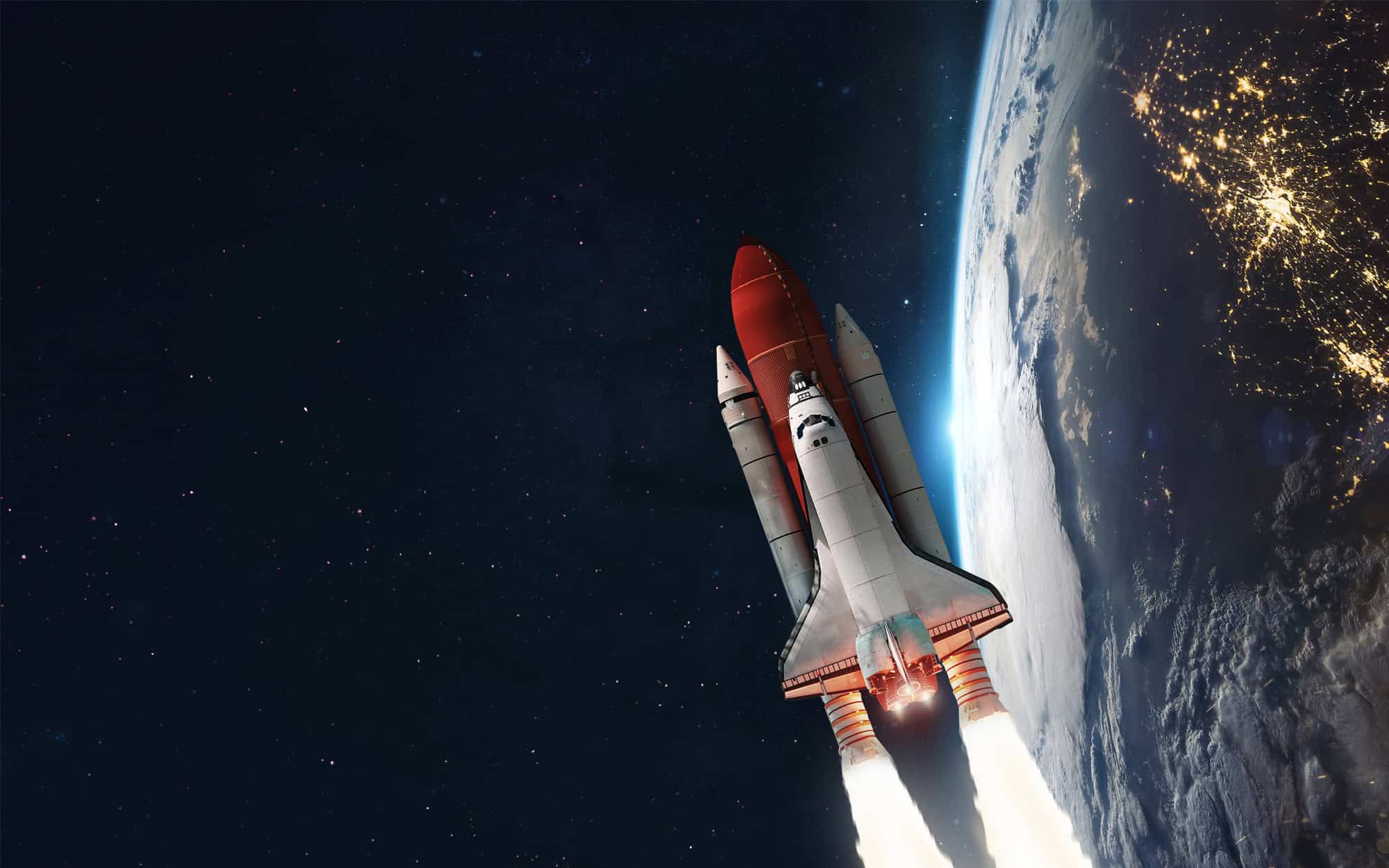 Rocket In Orbit
