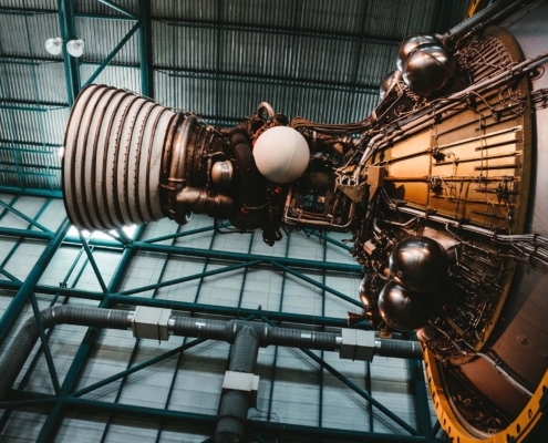 A Process Of Building A Space Rocket Engine