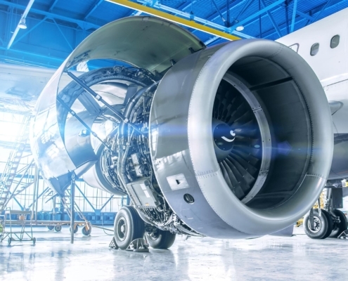 Aeroplane Jet Engine